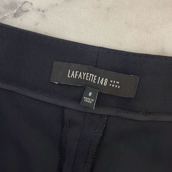 Lafayette 148 Contemporary Stretch Menswear Pants 8 - Picture 6 of 8